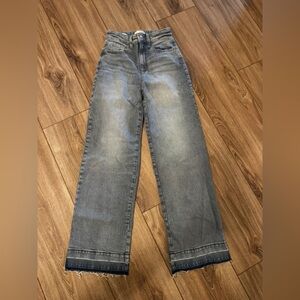 Universal Thread High-Rise Wide-Leg Jeans in Faded Blue